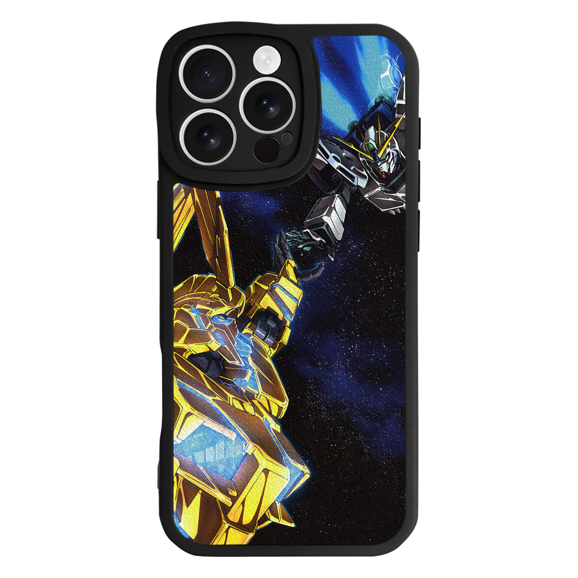 （画像用） 機動戦士ガンダム Mobile Suit Gundam 【iPhone 16シリーズ対応】シリコンスマホケース（レザー調） 材質：シリコン